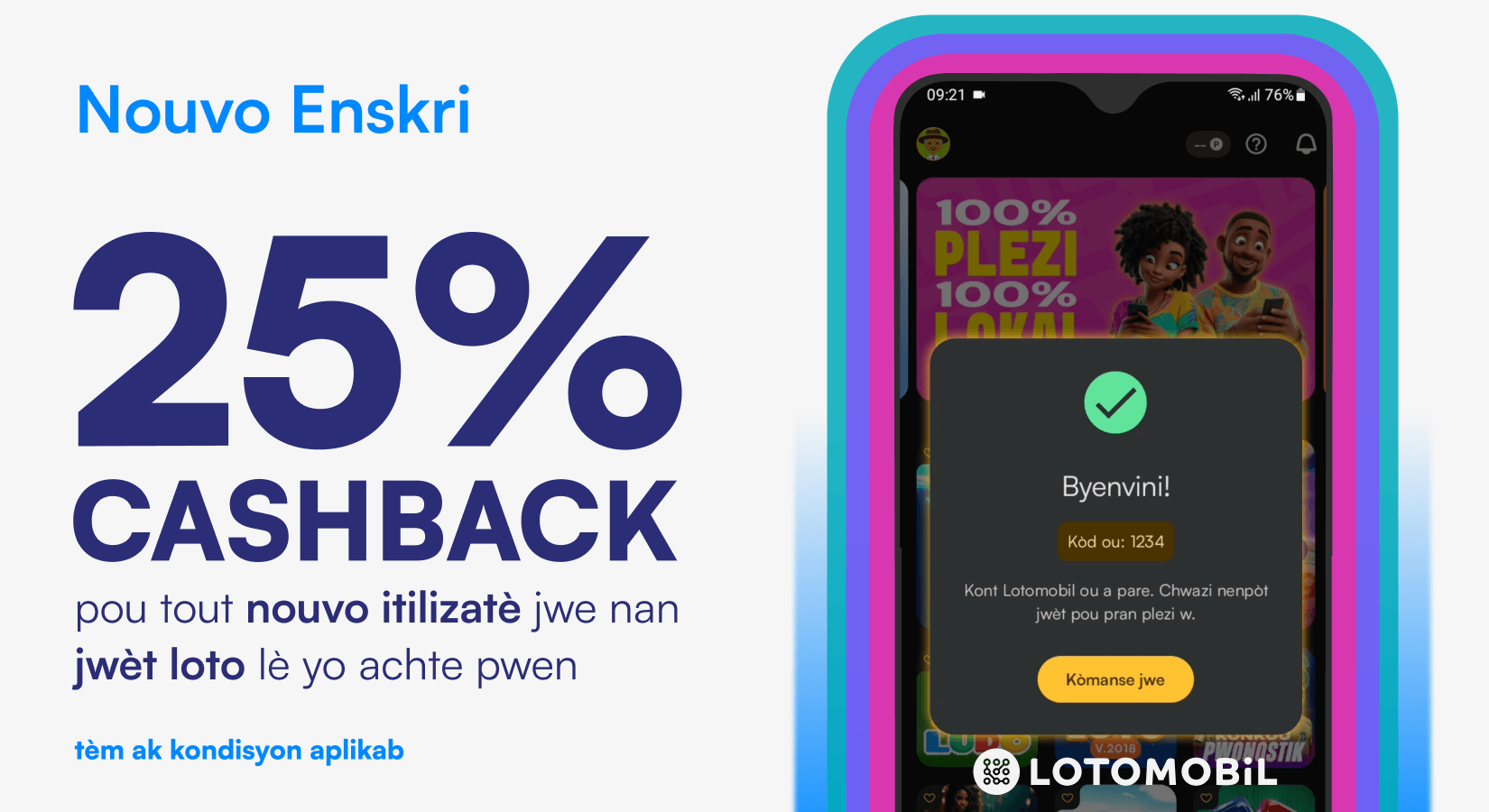 Nouvo enskri sou Lotomobil